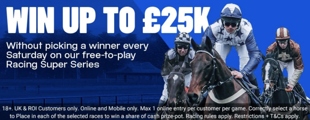 The Racing Super Series is one of their best Coral existing customer offers